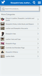 Mobile Screenshot of leatherandsheepskinltd.co.uk